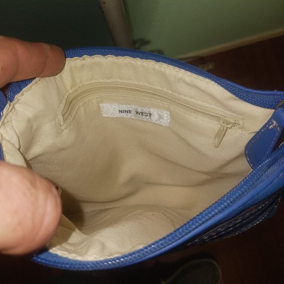 Blue Nine West Crossbody Purse - Picture 8 of 11